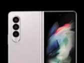 O Galaxy Z Fold3 em uma de suas supostas novas cores. (Fonte: Twitter)