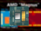 Os consoles PS5 e Xbox Series executam diferentes APUs AMD personalizadas (chip AMD "Raphael" na foto acima). (Fonte da imagem: AMD, Moore's Law Is Dead no YouTube, editado)