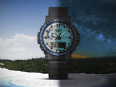 Uma imagem estilizada do Casio Pro Trek PRW-61D-2.