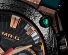 Um close da moldura do Casio MRG-B2000KT-3A (foto), com o verde esmeralda no canto. (Fonte da imagem: Casioblog)
