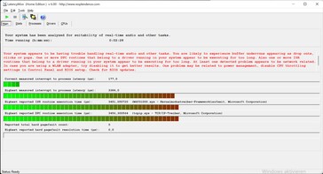 O aumento das latências impede o uso de software multimídia em tempo real.