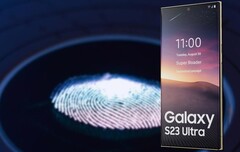 Pode não haver uma melhoria geracional com o sensor de impressão digital Galaxy S23 Ultra. (Fonte de imagem: Technizo Concept/Unsplash - editado)