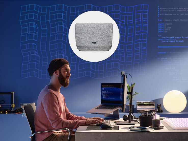 A Logitech inclui um estojo de transporte de cortesia com pedidos feitos em seu site. (Fonte da imagem: Logitech)