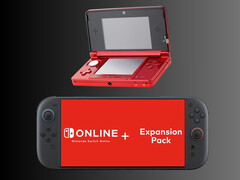 O Nintendo 3DS é mostrado acima do console Switch 2 (Fonte da imagem: Nintendo of America, Amazon com edições)