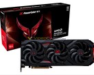 Espera-se que a Red Devil Radeon RX 9070 GRE da PowerColor apresente o mesmo design de cooler de outras placas Red Devil. (Fonte da imagem: Videocardz) 