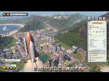 Os jogadores também podem gerir um programa espacial em Tropico 6, gerando receitas e aumentando a aprovação pública.