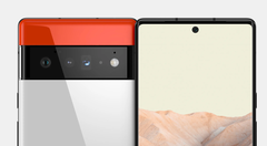 O Pixel 6 e o Pixel 6 Pro terão a reputação de ter uma câmera cardan. (Fonte da imagem: OnLeaks)