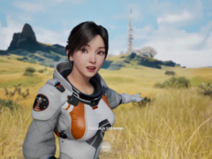 Em Whispers from the Star, a história gira em torno de um astronauta encalhado em um misterioso planeta alienígena - Gaia. (Fonte da imagem: Steam)