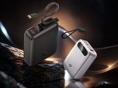 Os carregadores portáteis Zeno de 20.000 mAh e Zeno de 10.000 mAh (da esquerda para a direita)