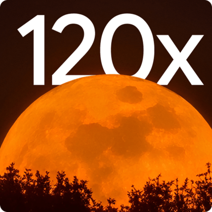 Recurso de zoom de 120x revelado