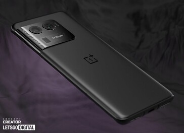 O "OnePlus 10 Ultra" é renderizado com seus rumores de 5x zoom spec...