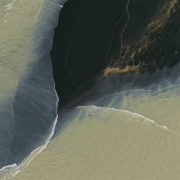 Um vazamento inicial do papel de parede do Pixel 11 Pro Fold mostrando seu visual Pine, Tidal Swirl