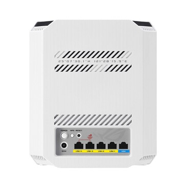 Cinco portas Ethernet estão disponíveis no dispositivo (Fonte da imagem: Asus)