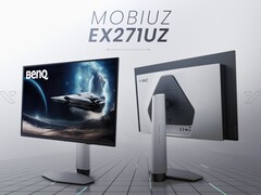 O BenQ EX271UZ com um painel QD-OLED de 4ª geração, HDR400, taxa de atualização de 240 Hz e modos de cores otimizados para mais de 120 jogos AAA. (Fonte da imagem: BenQ)