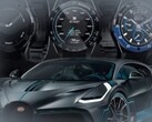 O Bugatti Ceramique Edition One smartwatch foi inspirado nos belos carros esportivos do fabricante. (Fonte da imagem: Bugatti/VIITA - editado)