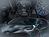 O Bugatti Ceramique Edition One smartwatch foi inspirado nos belos carros esportivos do fabricante. (Fonte da imagem: Bugatti/VIITA - editado)