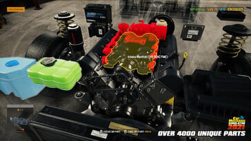 Na imagem: uma captura de tela do jogo “Car Mechanic Simulator 2021”.