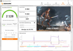 Fire Strike (modo de dois canais, rede elétrica)