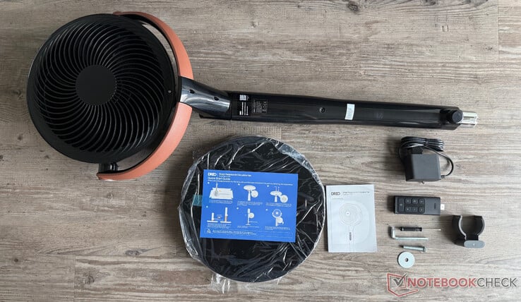 Escopo de fornecimento do ventilador TurboPoly 513S