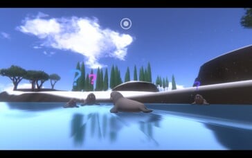 Na imagem: Uma captura de tela do jogo Everything.
