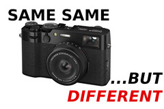 As principais mudanças internas da Fujifilm X100VI mal se manifestaram no exterior da câmera. (Fonte da imagem: Fujifilm - editado)