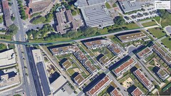 Rota de teste GNSS: ponto de virada
