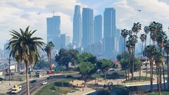 Como esperado, Los Santos do GTA 5 fica visivelmente melhor no PS5 em comparação com consoles de última geração e até mesmo na versão para PC (Imagem: Rockstar Games)