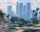 Como esperado, Los Santos do GTA 5 fica visivelmente melhor no PS5 em comparação com consoles de última geração e até mesmo na versão para PC (Imagem: Rockstar Games)