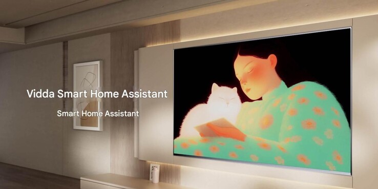 A TV Hisense Vidda Wallpaper. (Fonte da imagem: Hisense, tradução automática)