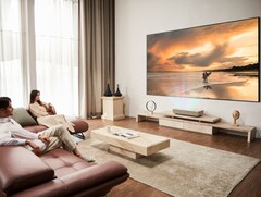 O LG CineBeam HU915QE e HU915QB estão agora disponíveis no Canadá. (Fonte da imagem: LG)