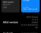 MIUI 12.5.9 Enhanced Edition Global Stable on Xiaomi Mi 10T Pro detalhes (Fonte: Própria)