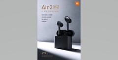 Xiaomi hipes seu novo Mi Air 2 Pros. (Fonte: Xiaomi)