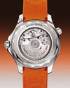 O Omega Seamaster Diver 300M com pulseira de borracha laranja. (Fonte da imagem: Omega)