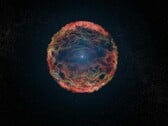 Uma imagem que mostra a supernova SN 1993J.