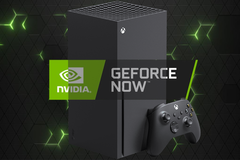 GeForce AGORA agora é jogável no Xbox Series X com o navegador Edge. (Fonte de imagem: Microsoft & NVIDIA - editado)
