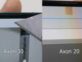 A UDC do Axon 30 vs. a dos 20. (Fonte: JerryRigEverything)