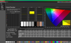 ColorChecker após a calibração (P3)