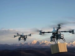 FlyCart 100: Drone para cargas pesadas. (Fonte da imagem: DJI)