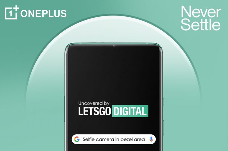 O telefone OnePlus com câmera in-bezel pode se parecer com este. (Fonte: LetsGoDigital)