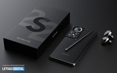 O Galaxy S22 Ultra será o próximo smartphone de primeira linha da Samsung. (Fonte de imagem: LetsGoDigital)