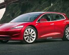 O Tesla Model 2 pode vir com células LFP de carregamento rápido (reprodução de imagem: Autocar)