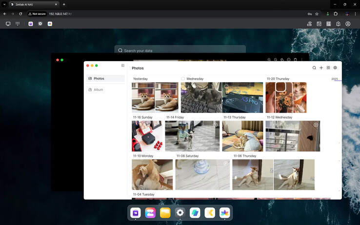 Acesso à mídia de backup a partir da interface da Web