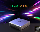 O FEVM FA-EX9 custa a partir de US$ 1.943 na China. Na foto: o mini PC Strix Halo. (Fonte da imagem: FEVM - editado)