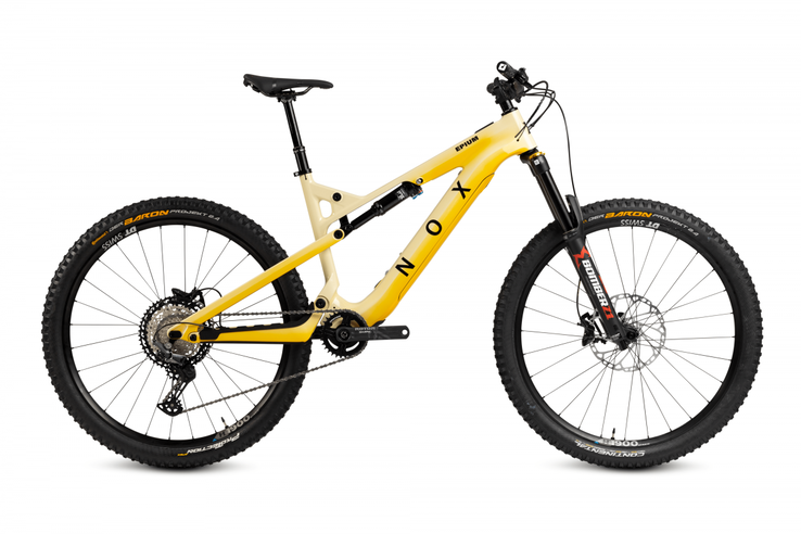 O NOX CYCLES 2023 EPIUM ALL-MTN 5.9 e-bike no colorway Mars. (Fonte da imagem: NOX CYCLES)