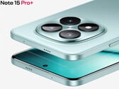 Redmi Note o 15 Pro+ parece ter um design muito semelhante ao do seu antecessor. Na foto: uma imagem promocional do celular. (Fonte da imagem: Xiaomi)