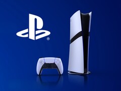 Sony PS5 Pro com o logotipo da PlayStation (Fonte da imagem: Sony PlayStation com edições)
