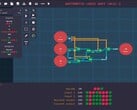 Captura de ecrã oficial do jogo Turing Complete 2.0.