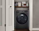 A lavadora e secadora LG Mega Capacity Smart WashCombo pode ser controlada por comandos de voz. (Fonte da imagem: LG)