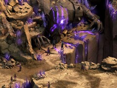 Uma imagem mostrando um ambiente em Tyranny.