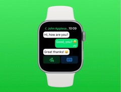 WristChat lhe permite responder às mensagens WhatsApp de seu relógio Apple. (Fonte da imagem: Adam Foot)
